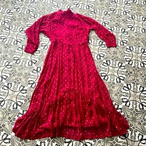 NWOT Gorgeous Red Silk ba&sh Dress